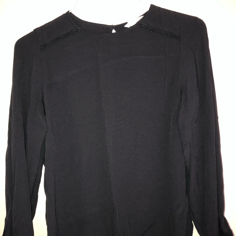 black h&m blouse